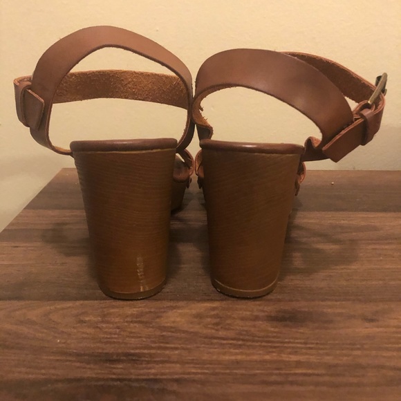 Platform Leather Heels - Picture 5 of 5